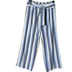 Mlle Gabrielle Womens Pants Small Wide Leg Bohemian Beachy Coastal Nautical